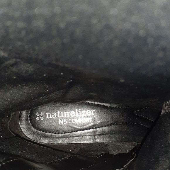 Naturalizer Josey Black Leather Boot Wide Shaft 6½‎ - Picture 15 of 15